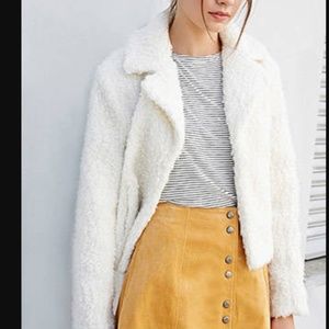 Forever 21 fuzzy sherpa jacket. Size Small.
